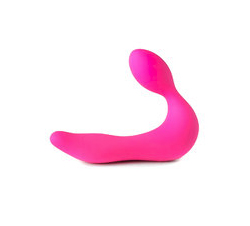   The Eternal Swan Vibrating Strapless Strap On Dildo 